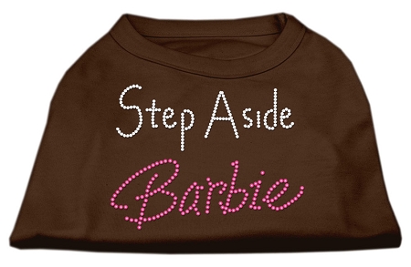 Step Aside Barbie Shirts Brown Lg